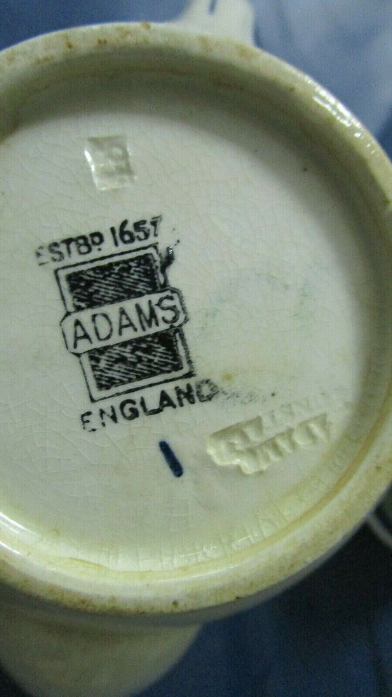 ANTIQUE ADAMS HANDPAINTED ONE CUP TEAPOT 5 1/4 X 6" [170b]