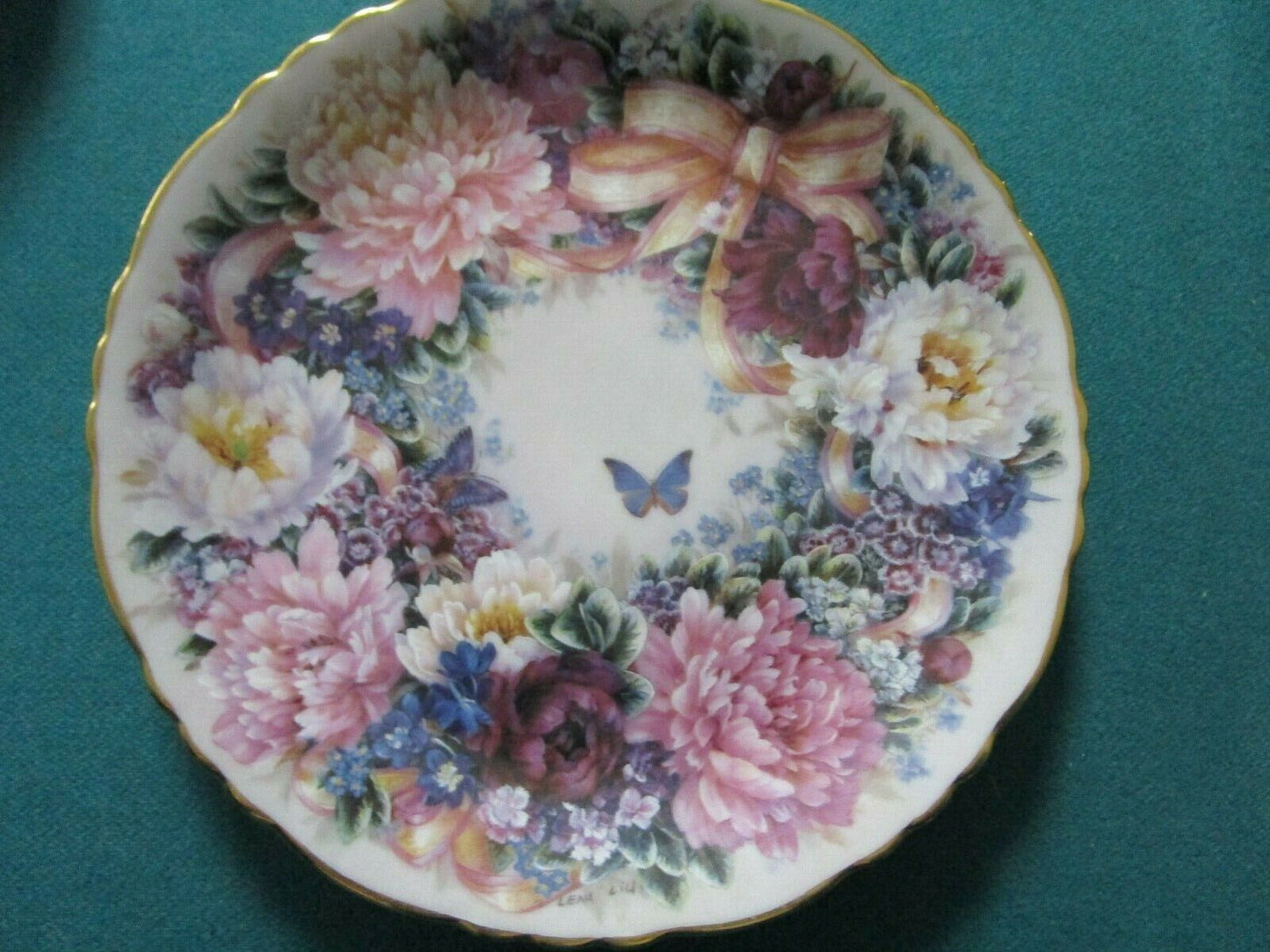 LENA LIU COLLECTOR PLATES FLORAL GREETINGS INSPIRATIONAL PICK 1 ^^