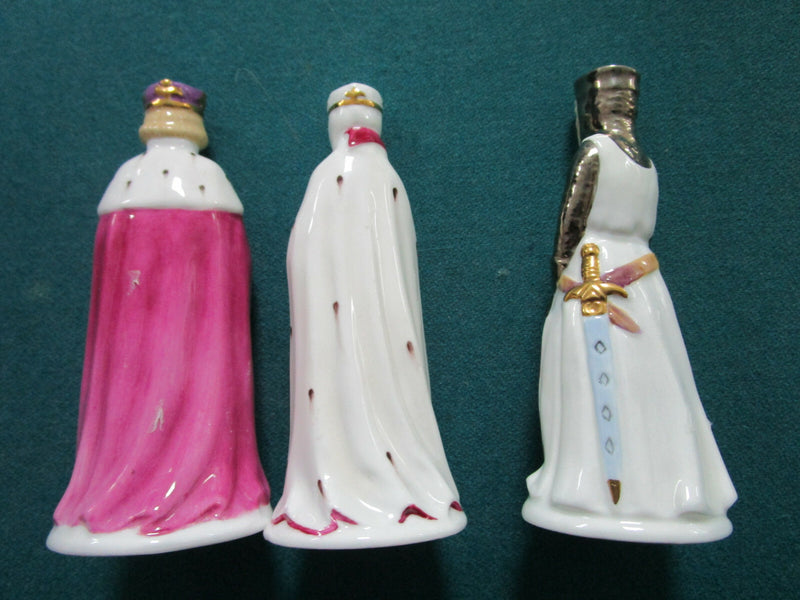 Francesca Art Stafordshire England Chess Pcs King Arthur, Lancelot & Guinevere