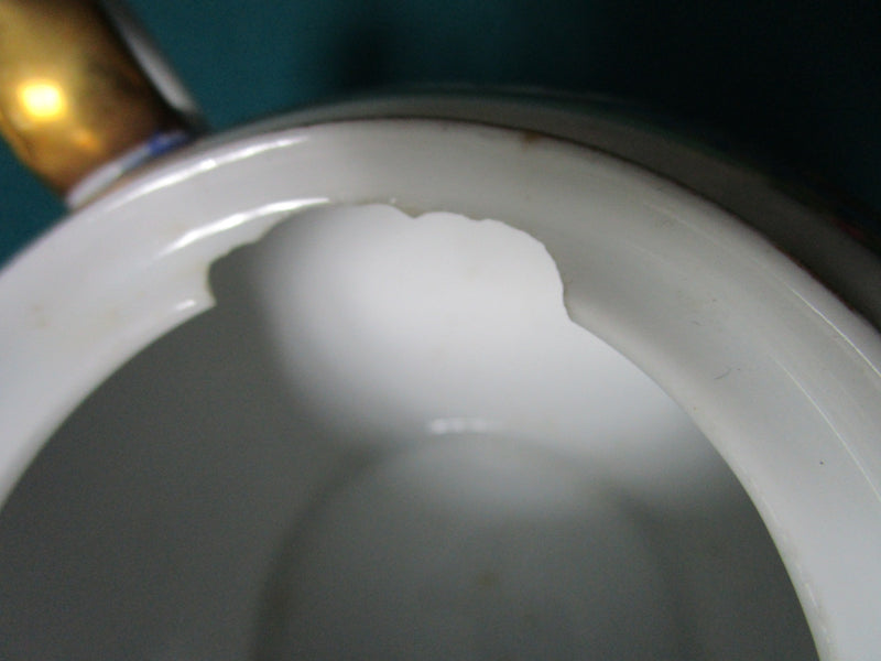 Rosenthal Germany 1930s Bavaria China Floral Urn Pattern Covered Sugar Orig****