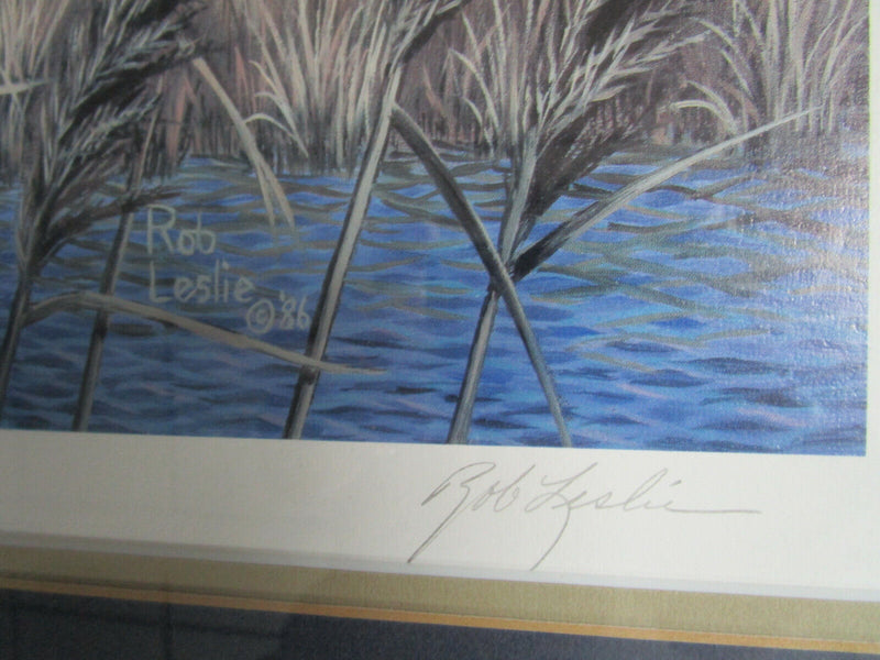 CHARLES ROBERT LESLIE FRAMED PRINT PENCIL SIGNED NUMBERED