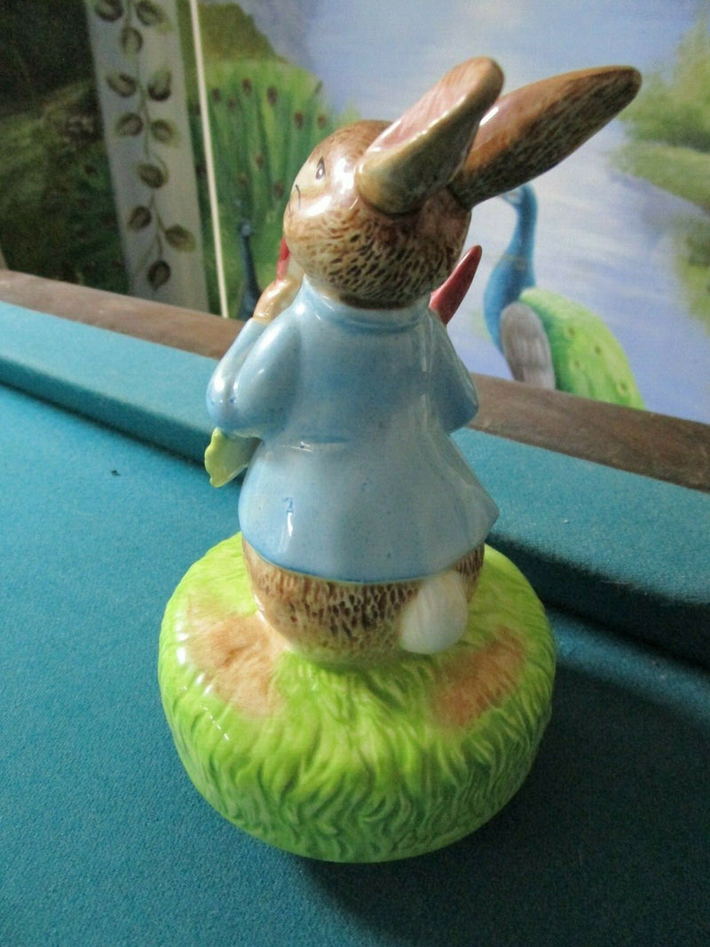 BEATRIX POTTER PETER RABBIT JEMIMA PUDDLE DUCK DISHES MUSIC BOX MOVEMENT PICK1