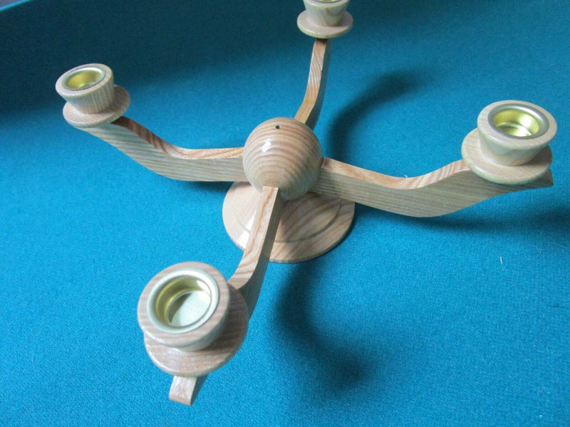 Erzgebirge Germany Wooden Christmas Candle Holders Pick1