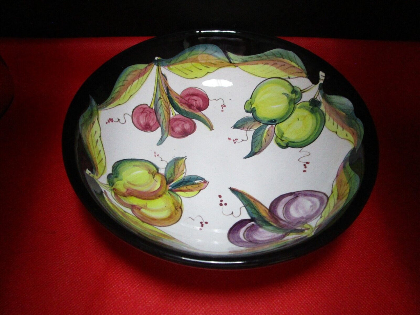 Deruta Italy fruit bowl 2 x 8"