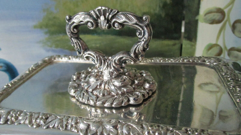 SILVERPLATE COVERED DISH  SQUARE /JAMES DIXON & SONS SHEFFIELD COFFEE POT PICK1