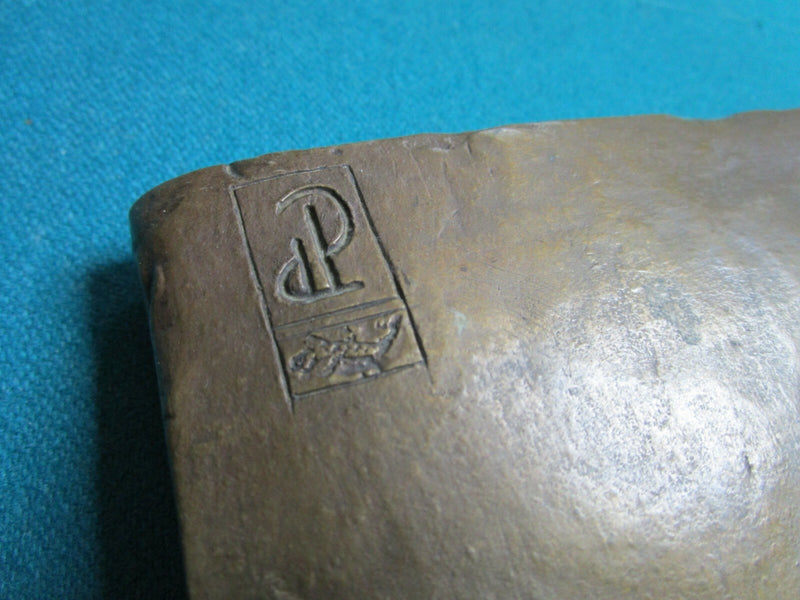 DP CERAMIC PLASTER PLAQUE CHILDREN PLAYING IN BICYCLE 9 1/2 x 8 1/2 B