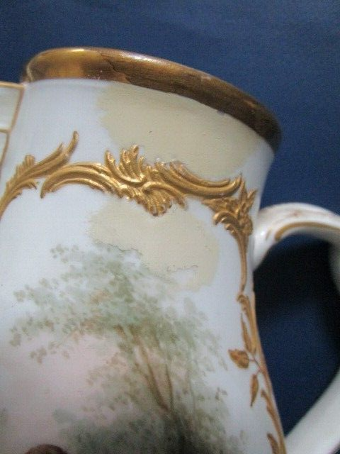 KPM Germany Pitcher Scepter Mark Antique Ptcher Creamer 6"