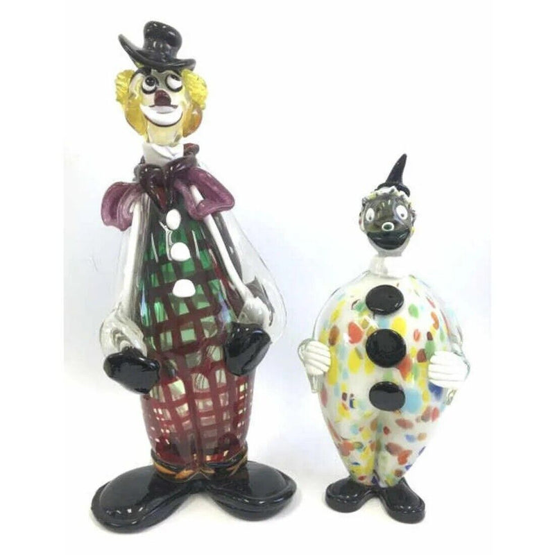 MURANO GLASS CLOWN DECANTER / LARGE SCULPTURE PICK 1^