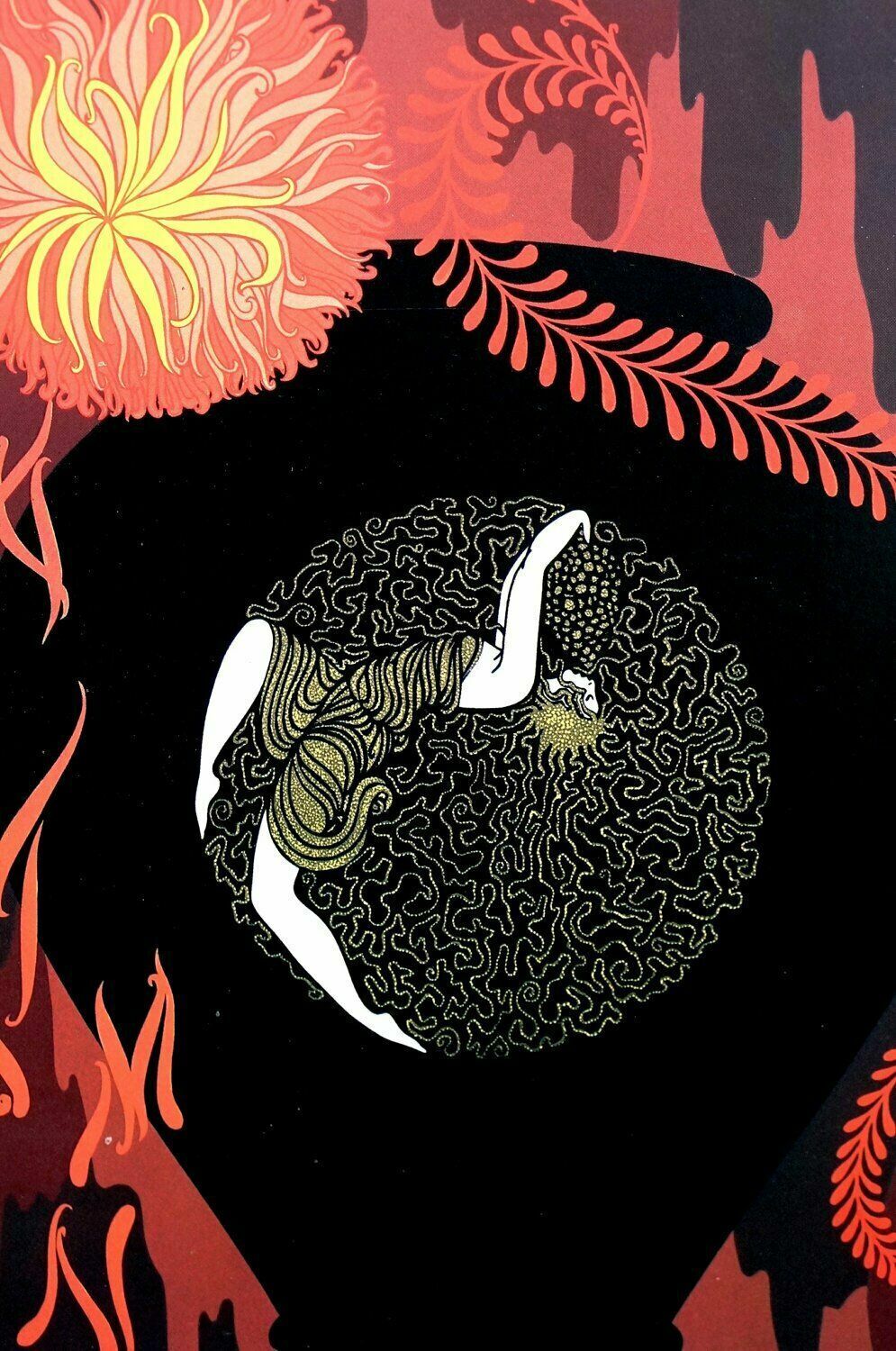 After Romain Erté de Tirtoff  LITHOGRAPHS-TARA- AUTUMN SONG - FROMGALLERY -PICK1