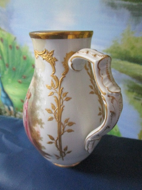 KPM Germany Pitcher Scepter Mark Antique Ptcher Creamer 6"
