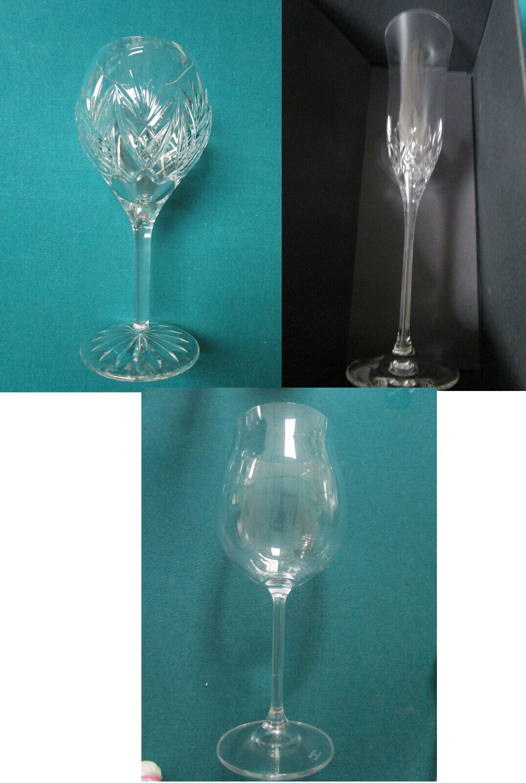 Waterford Crystal Lismore Glasses Champagne Flutes Globe Wine Goblet Pick 1