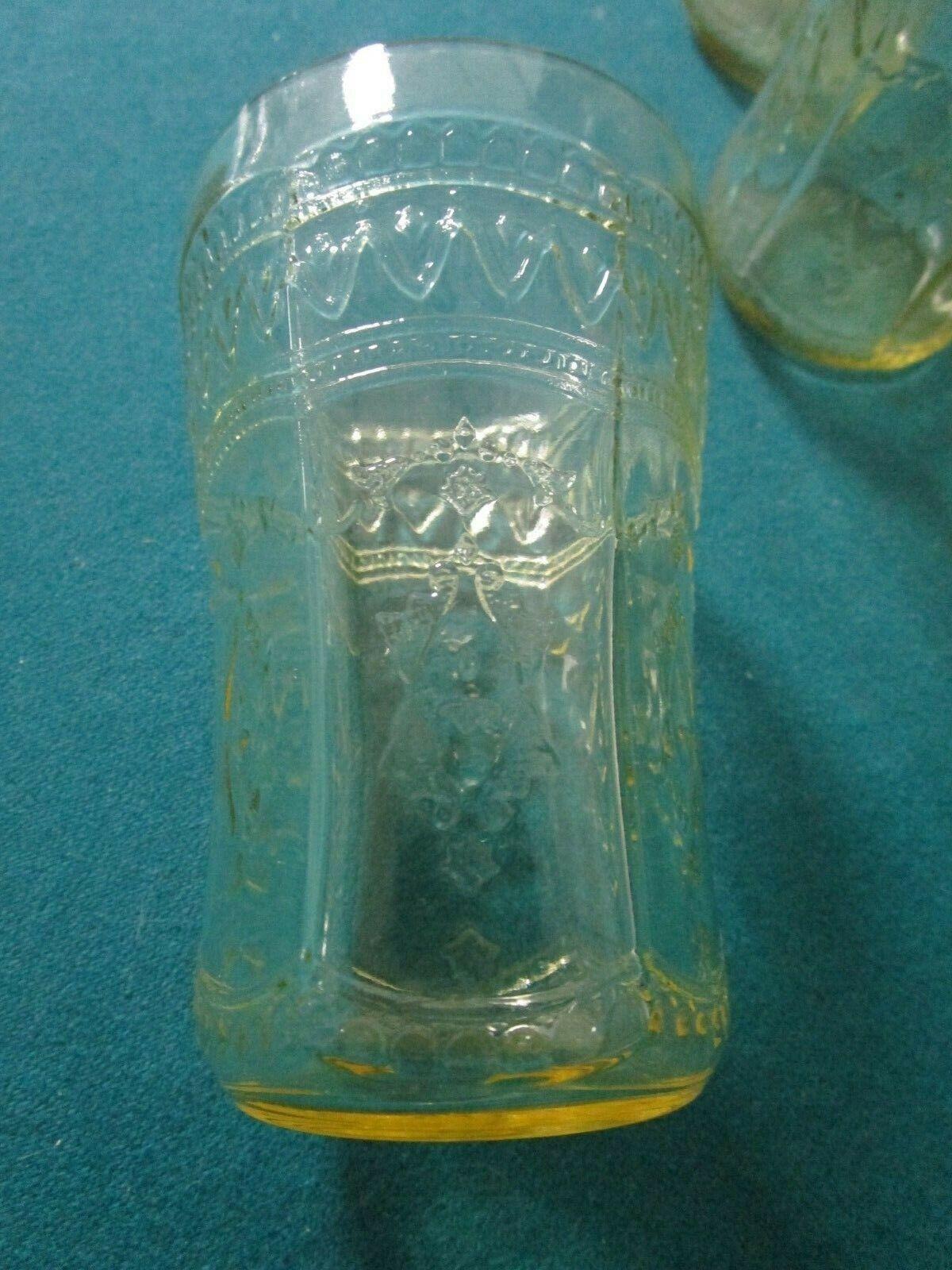 5 Flat Tumbler Patrician Amber by FEDERAL GLASS DEPRESSION