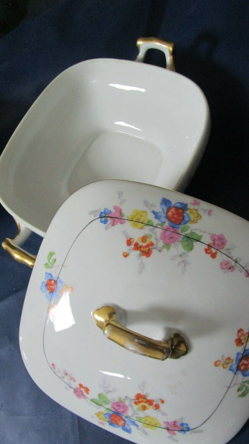 Union Czechoslovakia Oval Bowl Tureen Vegetable Pick 1