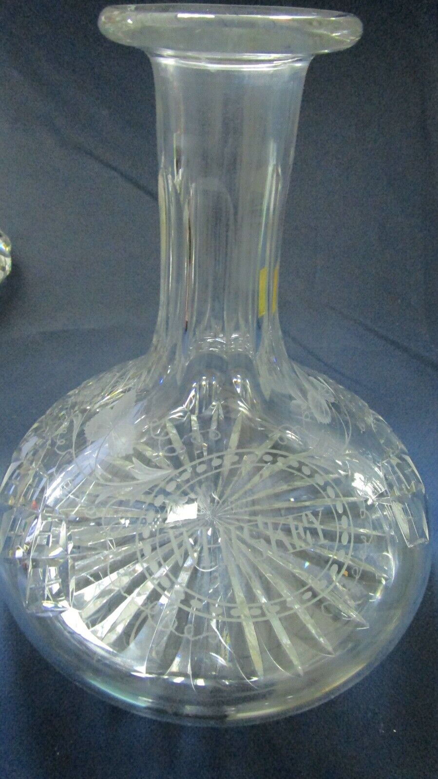 THOMAS WEBB CRYSTAL WHISKEY SHIP DECANTER 11 1/2" NEW IN BOX