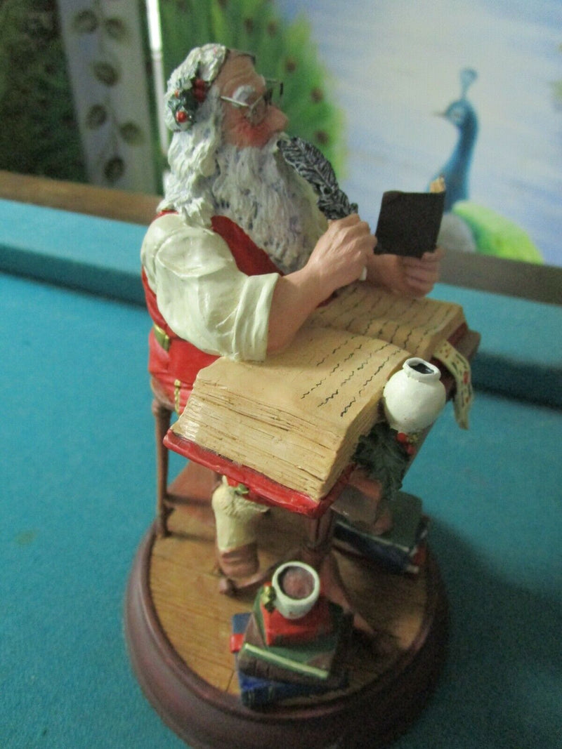 Norman Rockwell Figurine "Expense Book"  6" Danbury Mint