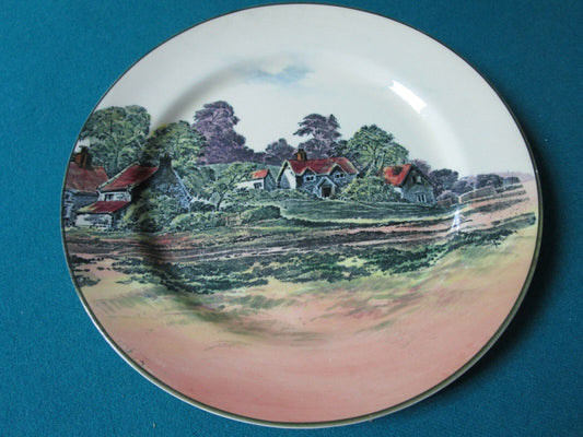 VINTAGE 1930 ROYAL DOULTON - Rural England - Countryside  10 " [200x]