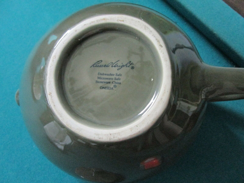 Russel Wright China Vegetable Green Bowl Light Brown Teapot Pick 1