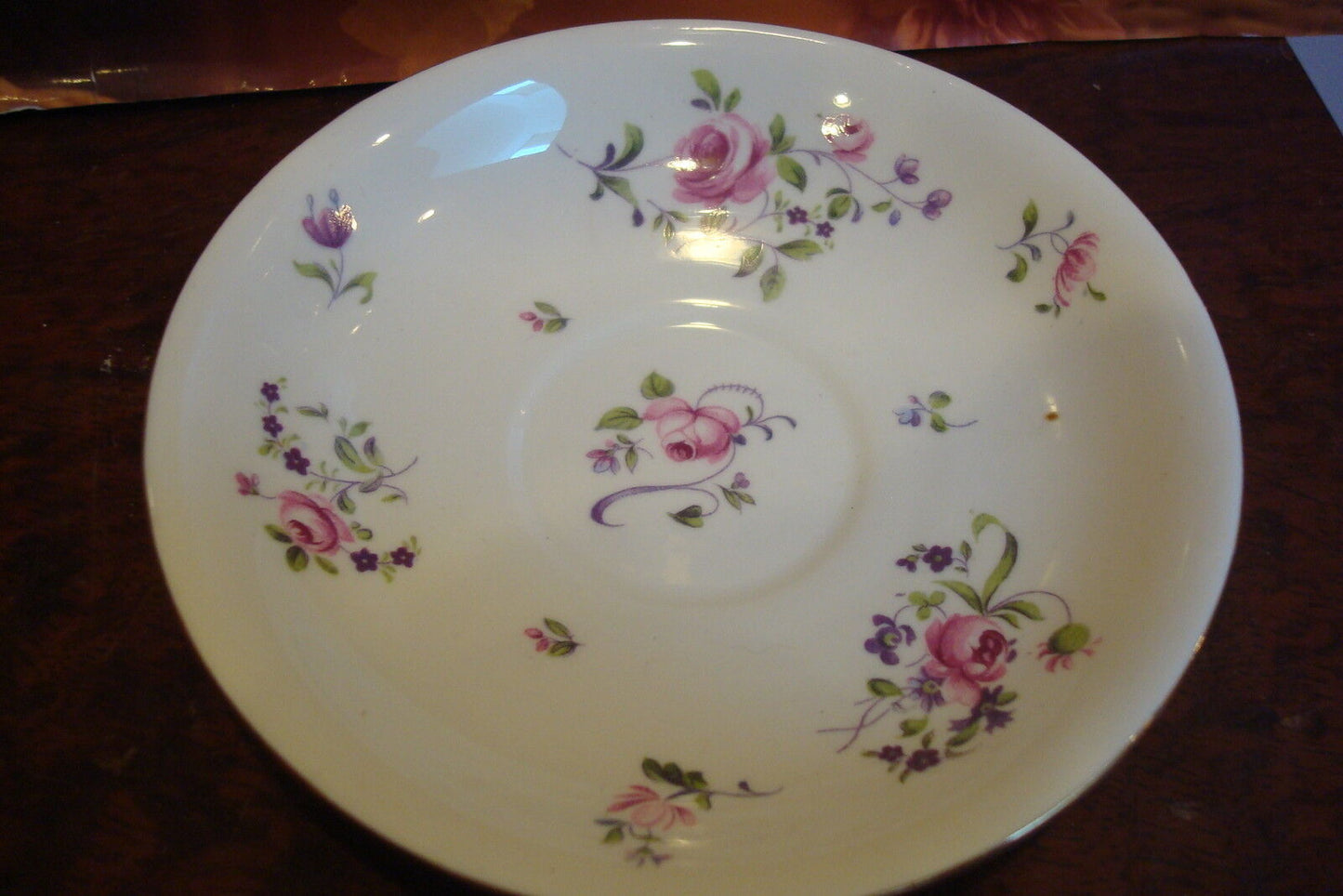 Adderley China cup and saucer, Lawley pattern, made in England, roses [a5#10]