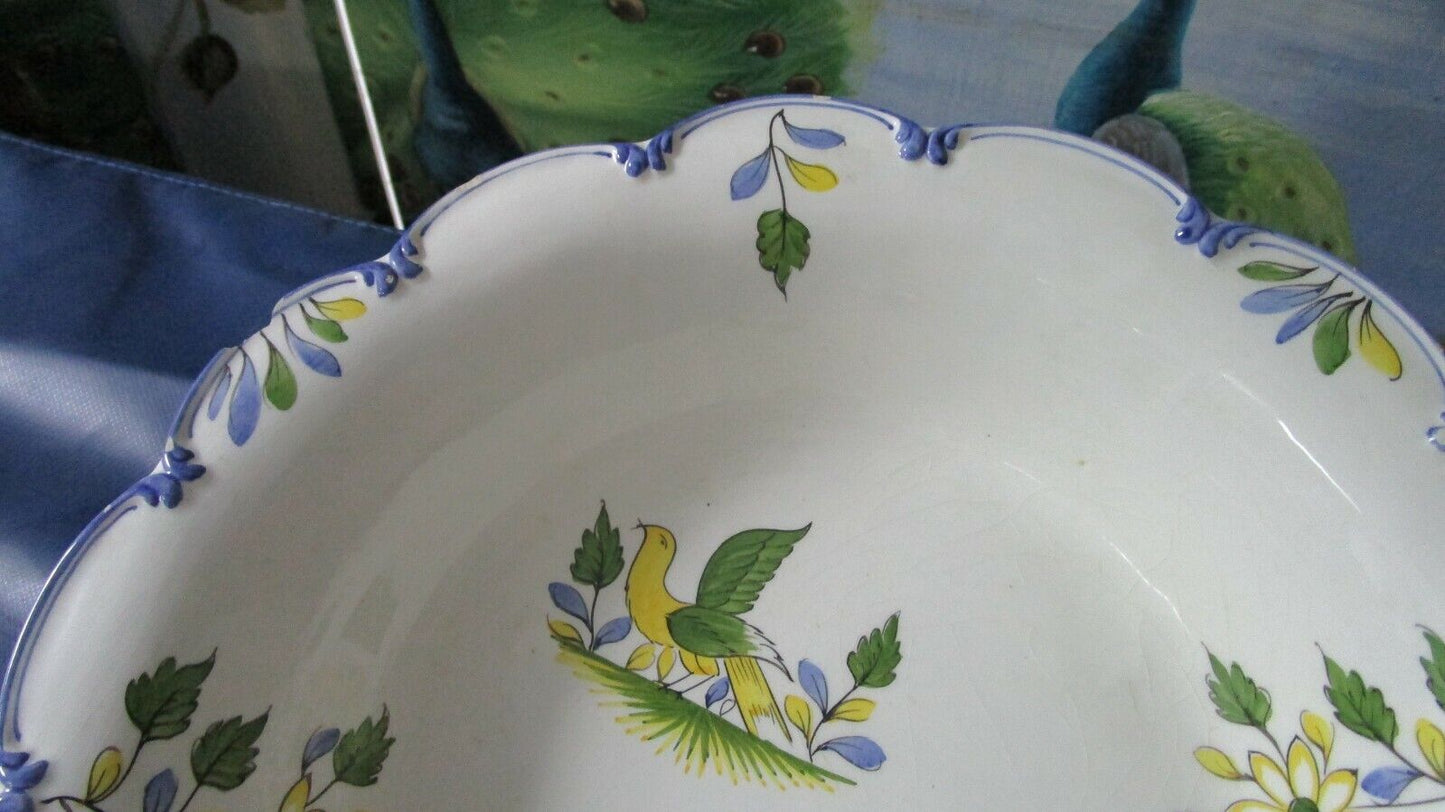 ESTE-CE CERAMICHE ESTENSI ITALY 1950s POTTERY SOUP PLATE BOWL 9 1/2"