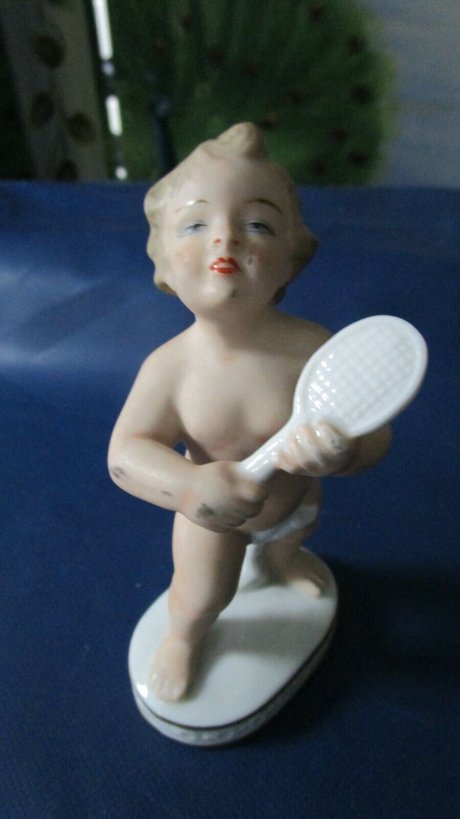 WALLENDORF SCHAUBACH KUNST GERMANY 1960'S PORCELAIN FIGURINES sport boys pick1