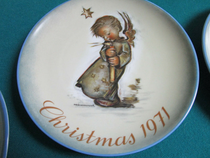 BERTA HUMMEL SCHMID 10 YEARS CHRISTMAS ANNUAL  PLATES COLLECTION 1871-81  10 PCS