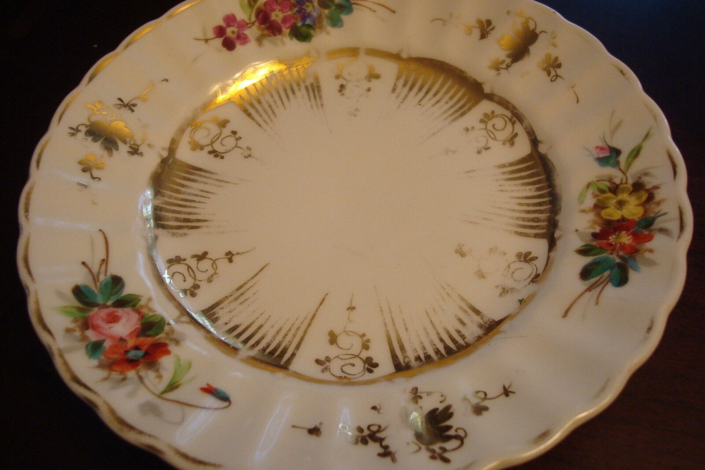 Carl Tielsch  - SAXONIAN PORCELAIN Germany- ca1910s cup, saucer and cake plate