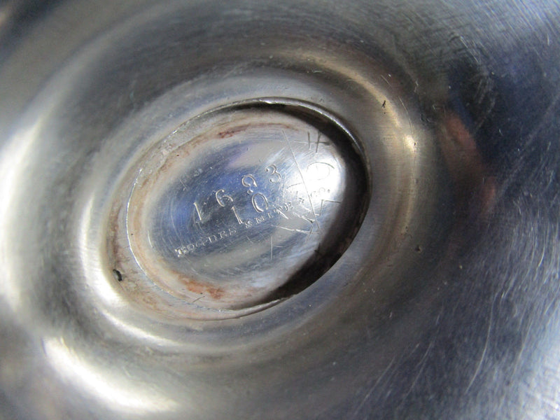 ANTIQUE BRIDAL BASKET ROGERS SMITH SILVERPLATE 9 X 10 X 8" GREEK DECOR