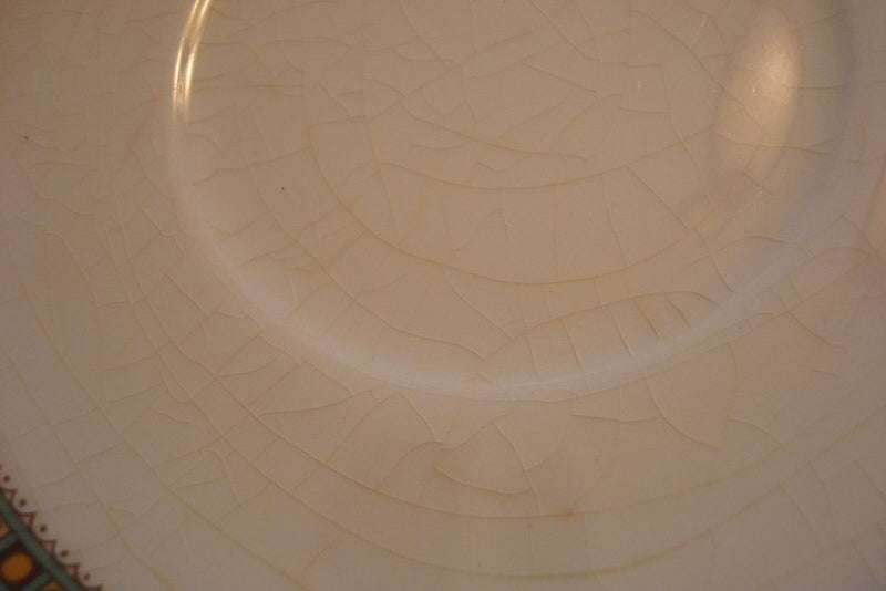 ANTIQUE CROWN DUCAL-England-1920's Staffordshire, 9 sq. desert/saucer plates[6]