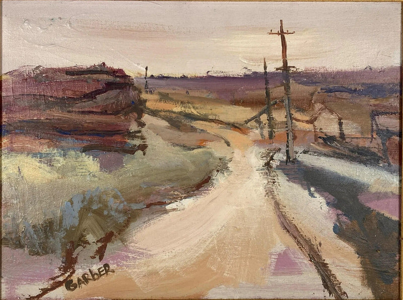 Oil on Canvas Impressionist Landscape in the manner of Daniel GARBER