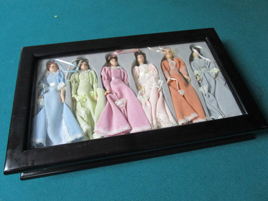 THOMAS PACCONI CLASSICS CHRISTMAS ORNAMENTS Victorian LADIES ORIG rar e