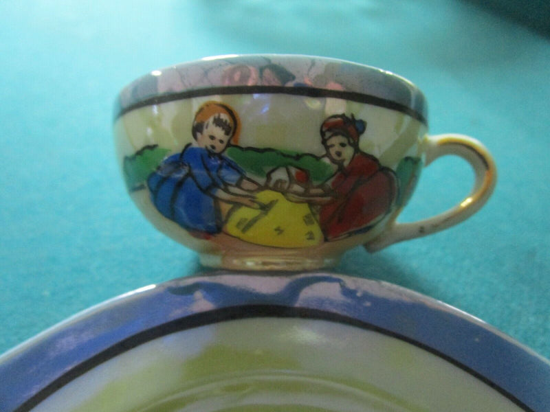 Made In Japan Doll Tea Set  Teapot, Creamer, Sugar Cups Saucers  [84C] PICK 1