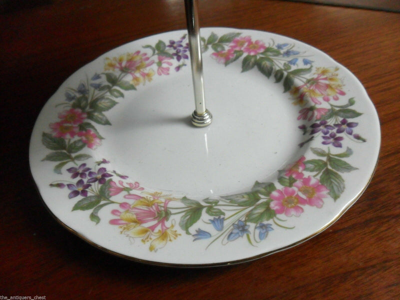 Paragon England Tea Pot Cups Saucer Creamer Cake Plate Country Lane [140g]