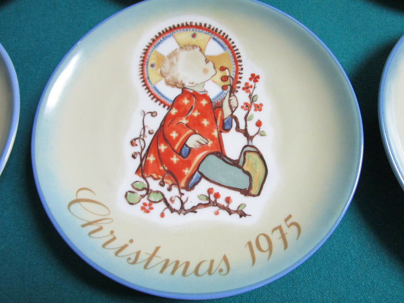 BERTA HUMMEL SCHMID 10 YEARS CHRISTMAS ANNUAL  PLATES COLLECTION 1871-81  10 PCS