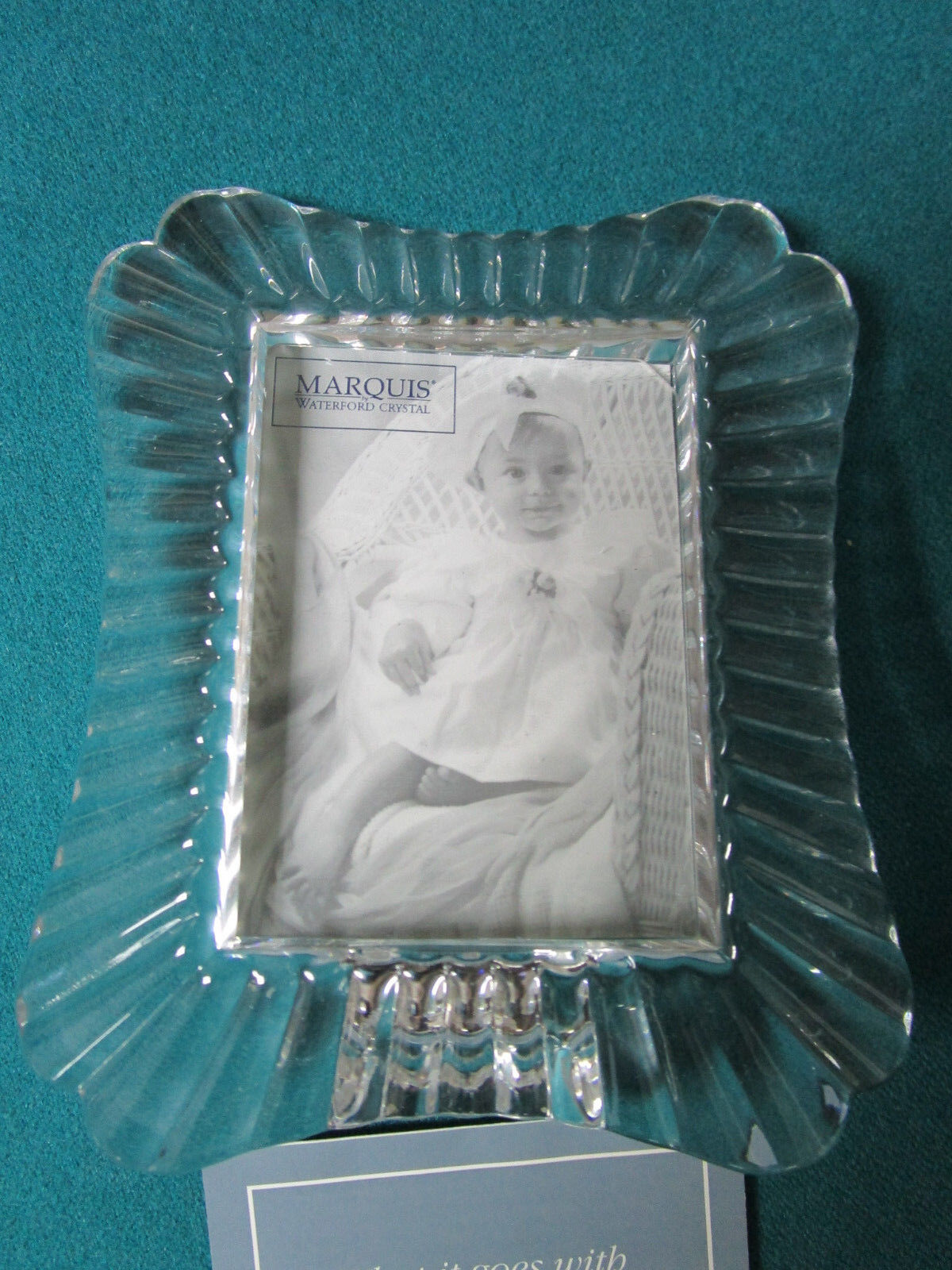 WATERFORD  CRYSTAL PICTURE FRAME NIB [a4-r15]