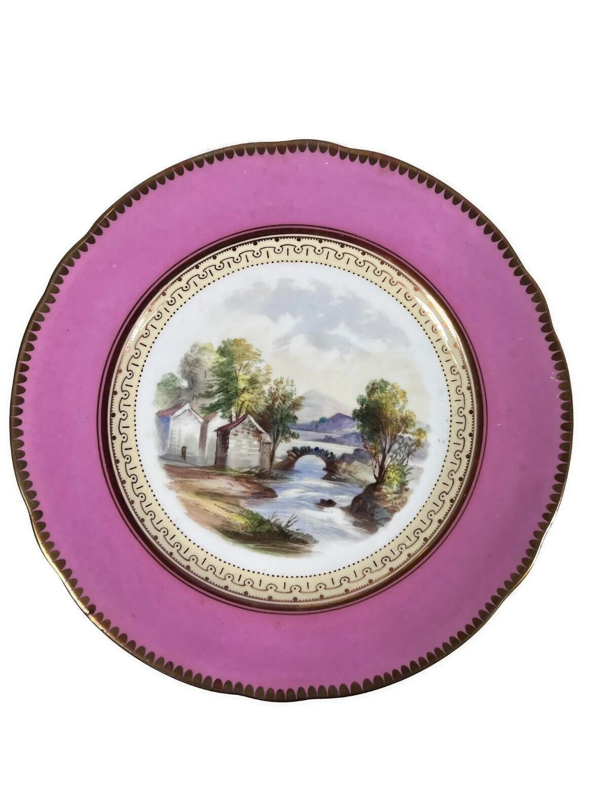 19th Century Copeland Cabinet Plate Set