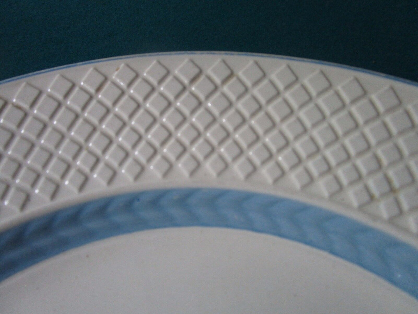 SPODE 1E" OROUND SERVING PLATTER in Elaine Blue   Mansard