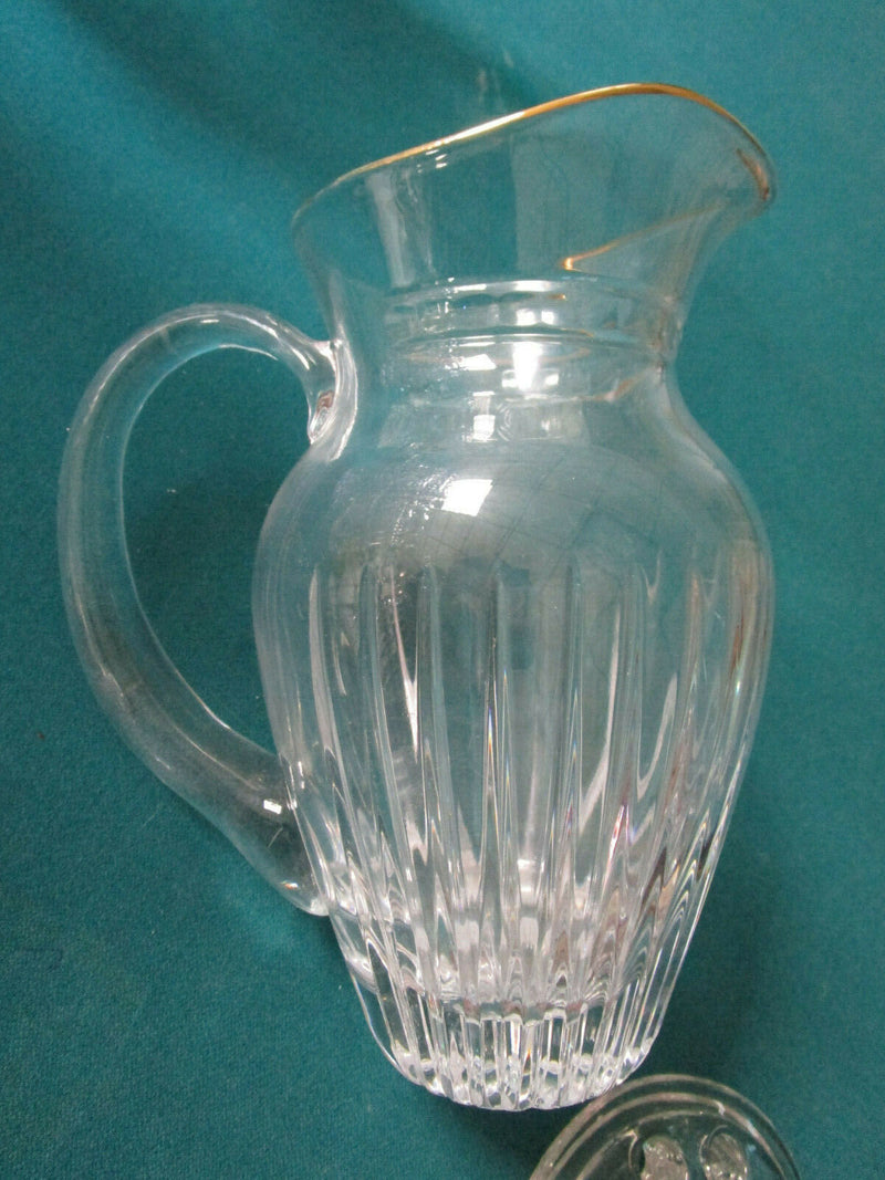 CRYSTAL PITCHERS, MARQUIS WATERFORD, BACCARAT, CRYSTAL D'ARQUES BLOCK -PICK 1