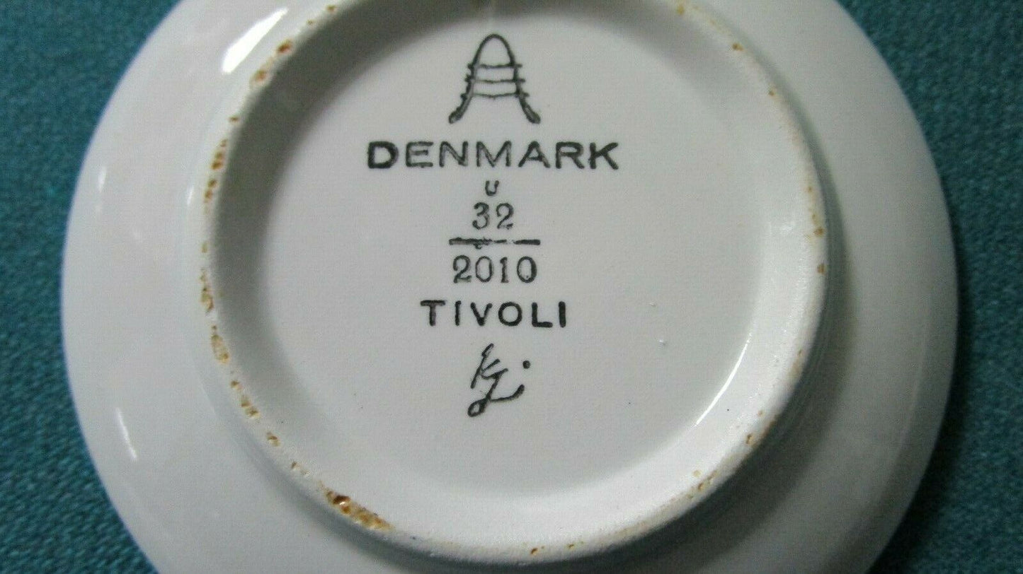 4 DISHES ROYAL COPENHAGEN DENMARK 3"