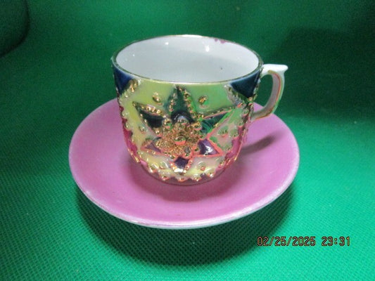 ANTIQUE COFFEE CUP MASONIC STAR [170A]