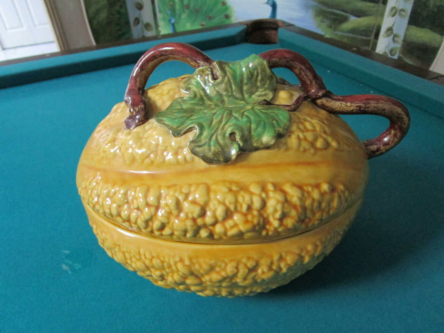 TIFFANY TUREEN SQUASH VILLA 'ESTE ITALY COVERED 10 X 12 X 8" original