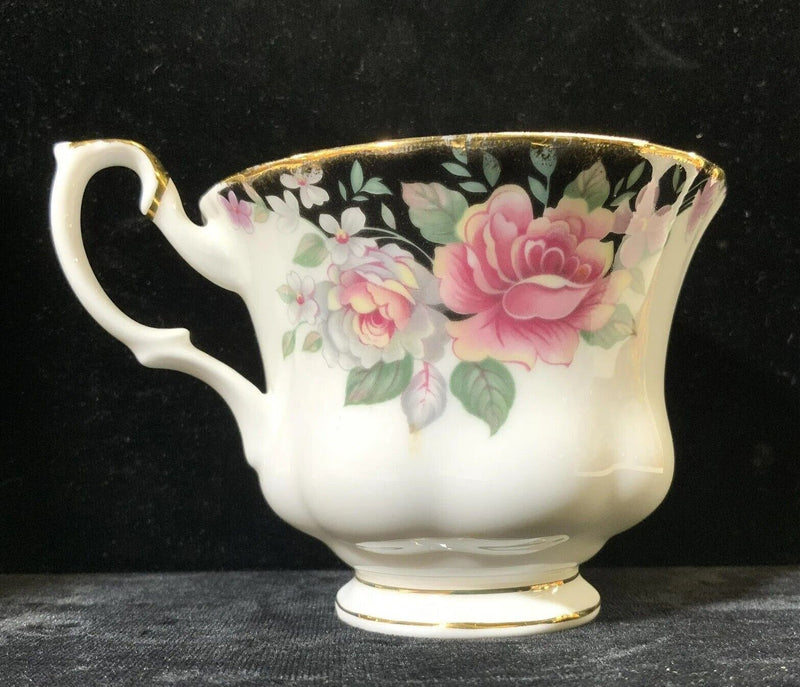 Royal Albert Concerto - Victoriana Rose  Porcelain Teacup & Saucer Pick 1 [80B]