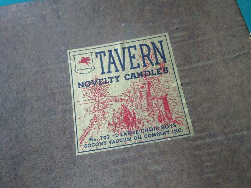 Vintage Candles Tavern Novelty Candles  Puritan Boys And Girls, Santa^^