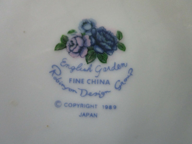 English Garden Teapot By Robinson Designs Japan 4 Cups Blue Flowers ^^^^