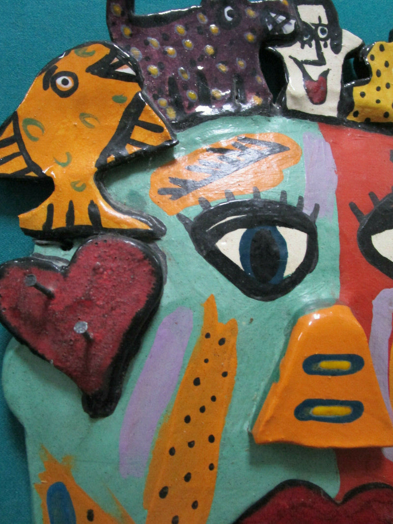 POTTERY CERAMIC MASKS STUDIO MENDEZ STUDIO JERILYNN CERAMIC MIXED PICK ONE