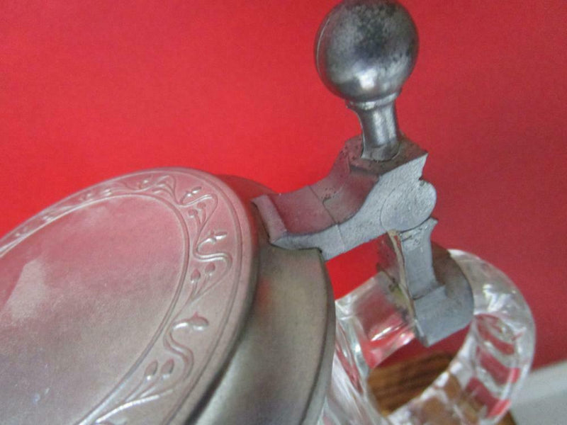 Glass Beer Stein Bush Gardens Williamsburg Va Original