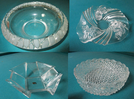 Mikasa Japan Hoya Bowl Crystal Centerpiece Pick One Christmas Pick 1 ^^