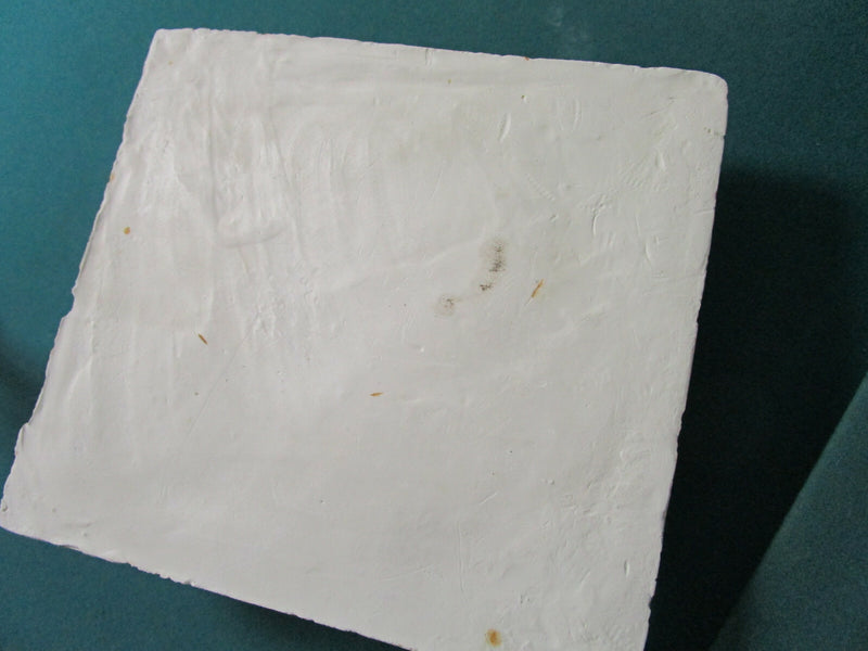 CHALKWARE PLAQUE AMERICAN NATIVE INDIAN SIOUX CHIEF HEAD PORTRAIT RELIEF 11"