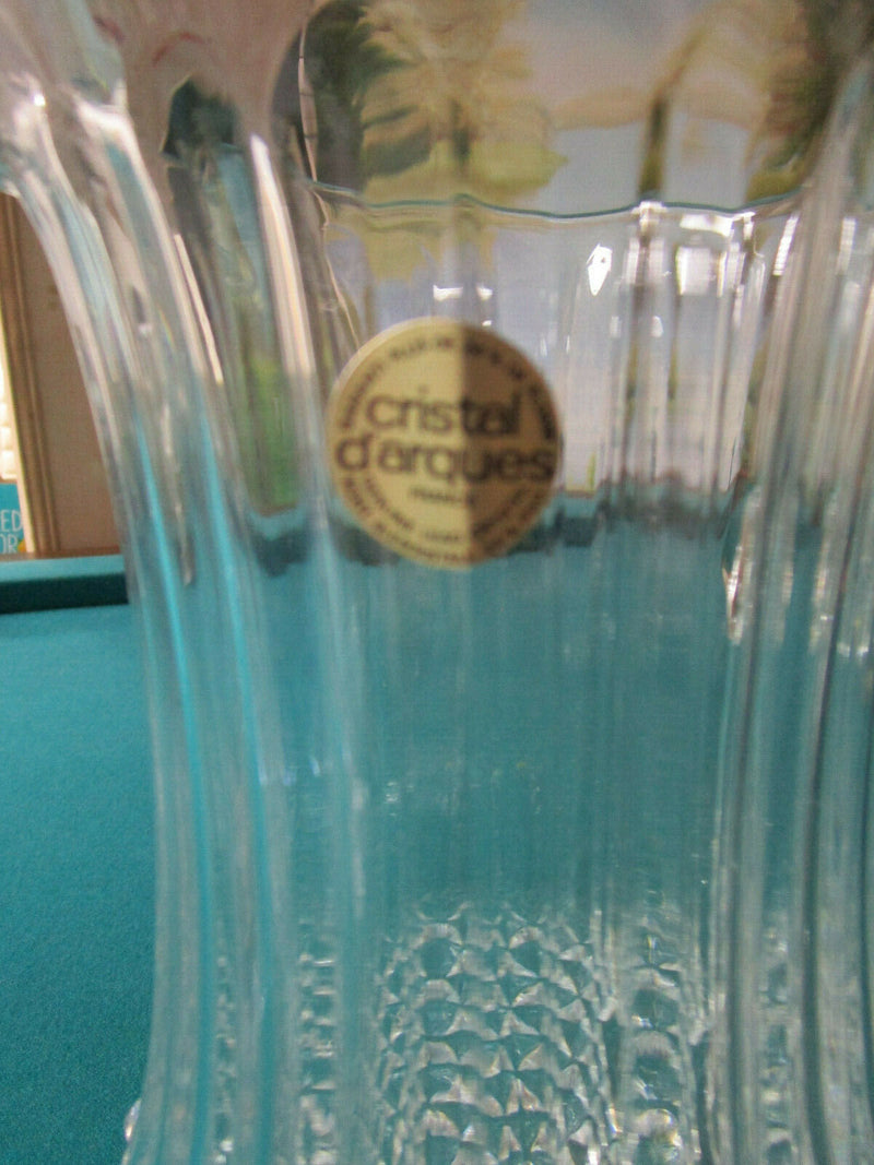 CRYSTAL PITCHERS, MARQUIS WATERFORD, BACCARAT, CRYSTAL D'ARQUES BLOCK -PICK 1