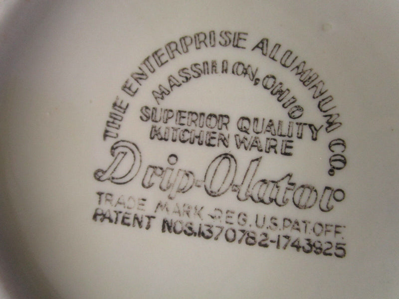 The Enterprise Aluminum Co - Retro Mid Century Drip-O-LatOr Tea Pot - PICK1 ^^