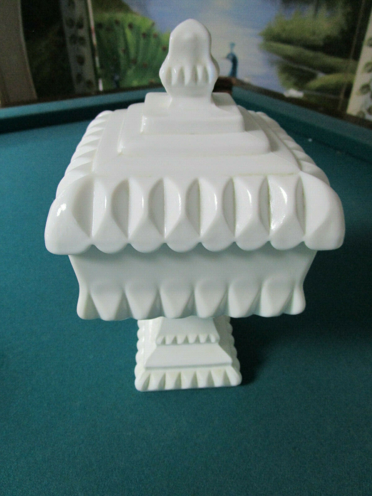 VINTAGE MILK GLASS WEDDING BOWL BANANA  COMPOTE BRODY WESTMORELAND - PICK ONE 1-